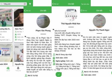 Giá học phí thuê gia sư tiếng Anh tại gia