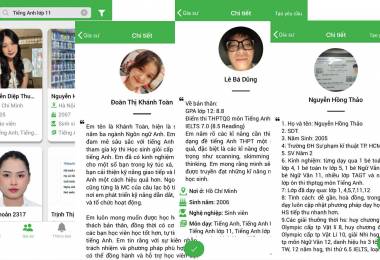 Gia sư tiếng Anh lớp 11 tại gia