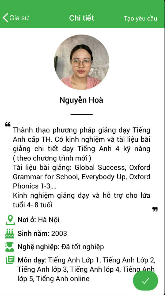 Tiếng Anh 1