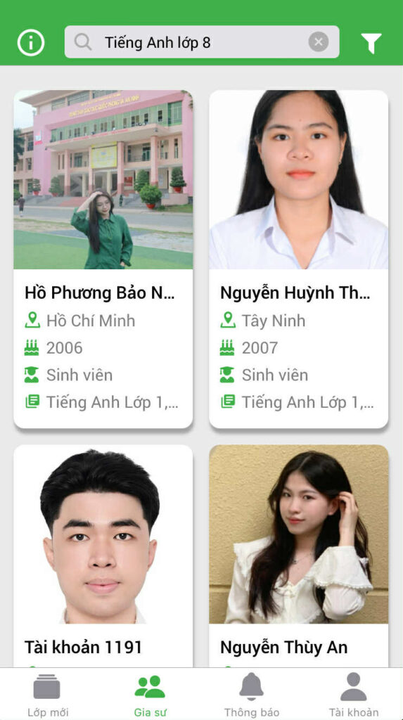 Tiếng Anh lớp 8