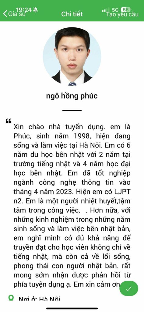Gia sư tiếng Nhật 19