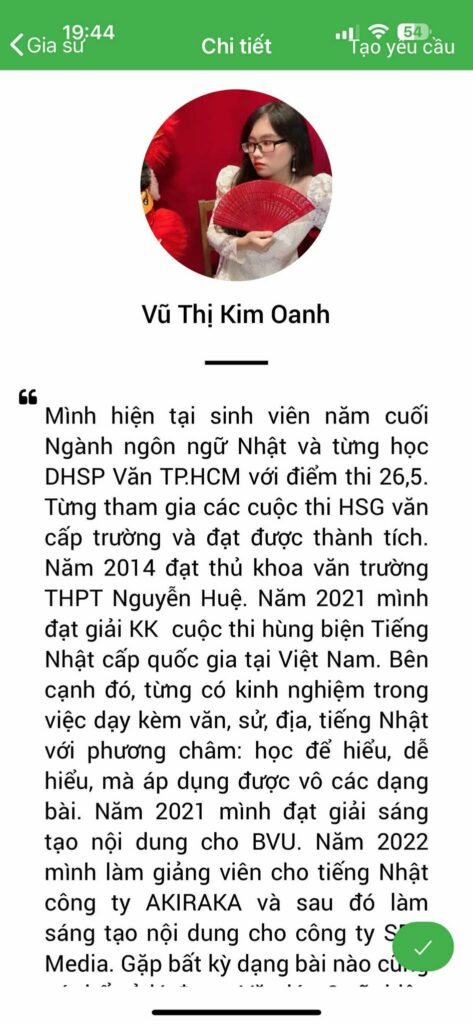 Gia sư tiếng Nhật 25