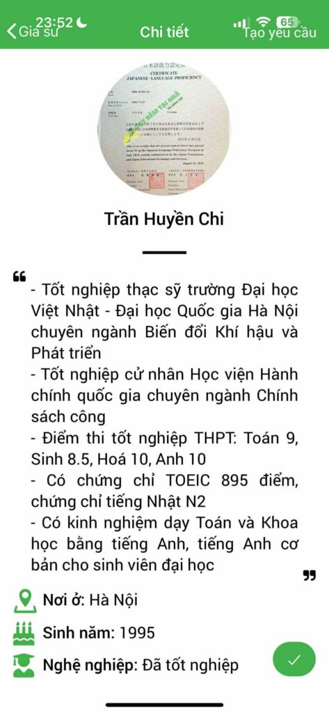 Gia sư tiếng Nhật 59