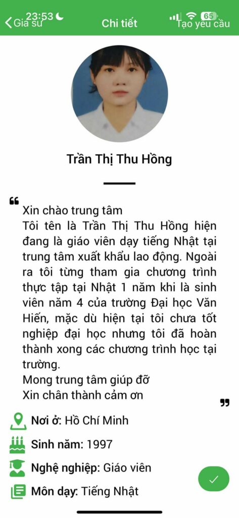 Gia sư tiếng Nhật 62