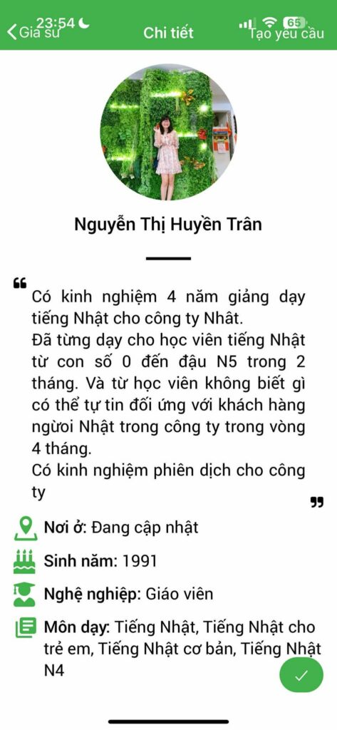 Gia sư tiếng Nhật 64