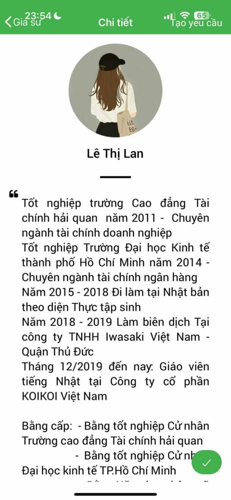 Gia sư tiếng Nhật 68