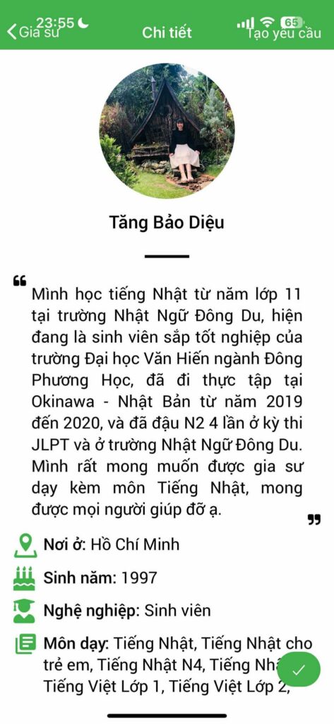 Gia sư tiếng Nhật 69