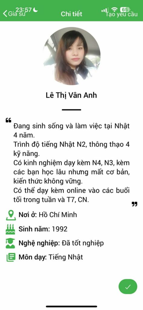 Gia sư tiếng Nhật 77