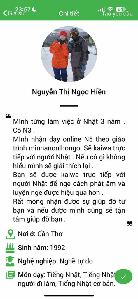 Gia sư tiếng Nhật 80